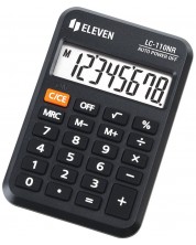 Kalkulator Eleven - LC-110NR, džepni, 8 znamenki, crni -1