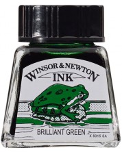 Tinta za kaligrafiju Winsor & Newton - Briljantno zelena, 14 ml
