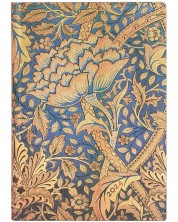 Kalendar-dnevnik Paperblanks William Morris - Horizontalni, 88 listova, 2024