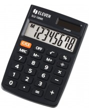 Kalkulator Eleven - SLD-100NR, džepni, 8 znamenki, crni -1