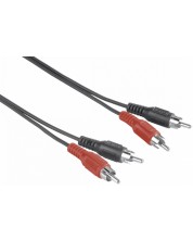Kabel Hama - 2x RCA/2x RCA, 2.5m, crveno/crni