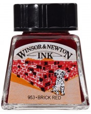 Tinta za kaligrafiju Winsor & Newton - Crvena, 14 ml