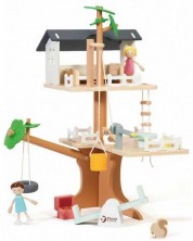 Kuća za lutke Classic World - Na drvu, s dodacima