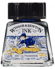 Tinta za kaligrafiju Winsor & Newton - Ultramarin, 14 ml
