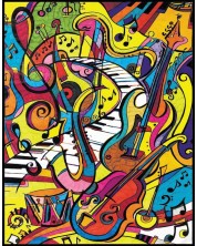 Slika za bojanje ColorVelvet - Glazba, 47 х 35 cm