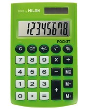 Kalkulator Milan - Pocket, 8 znamenki, zeleni -1