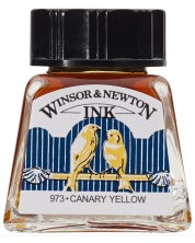 Tinta za kaligrafiju Winsor & Newton - Žuta, 14 ml