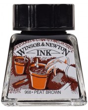 Tinta za kaligrafiju Winsor & Newton - Smeđa, 14 ml