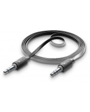 Kabel Cellularline - AUX Audio, 3.5 mm/3.5 mm, 1 m, crni -1