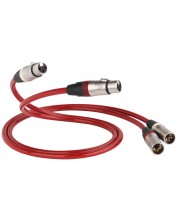 Kabel za zvučnici QED - Reference XLR 40 Analogue, 1 m, crveni -1