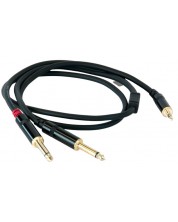 Kabel Master Audio - RCA381, 2x 6.3 mm/3.5 mm, 1 m, crni -1