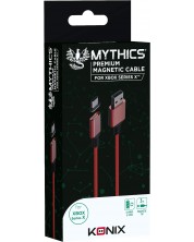 Kabel Konix - Mythics Premium Magnetic Cable 3 m, crveni (Xbox Series X/S) -1