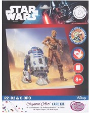Kartica dijamantni goblen Craft Buddy - R2-D2  C-3PO