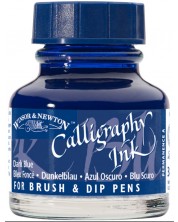 Tinta za kaligrafiju Winsor & Newton - Tamnoplava, 30 ml