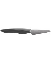 Keramički nož za guljenje KYOCERA - SHIN, 7.5 cm, crni