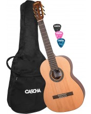 Gitara Cascha - Stage Series HH 2078 4/4, klasična, smeđa