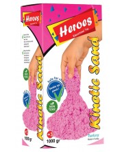 Kinetički pijesak u kutiji Heroes – Ružičasta boja, 1000 g -1