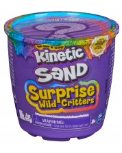 Kinetički pijesak Kinetic Sand Wild Critters - S iznenađenjem, zeleni -1