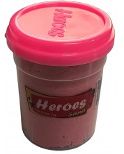 Kinetički pijesak Heroes – S figuricom na poklopcu, ružičasti, 200 g