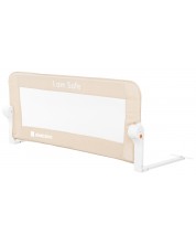 Sigurnosna ogradica za krevet KikkaBoo - I am safe, 102 cm, Beige -1