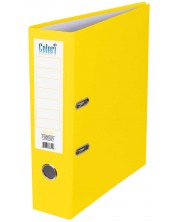 Registrator Colori - 8 cm, žuti, bez metalnog ruba -1