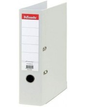 Registrator Esselte Eco - А4, 7.5 cm, РР, metalni rub, zamjenjiva naljepnica, bijeli