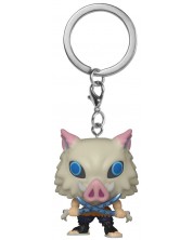 Privjesak za ključeve Funko Pocket POP! Animation: Demon Slayer - Inosuke Hashibira (With Swords) -1