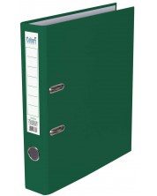 Registrator Colori - 5 cm, zeleni, bez metalnih rubova -1