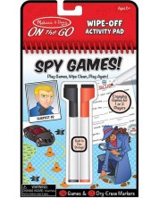 Knjižica s izbrisivim markerima Melissa and Doug - Špijunske igre -1