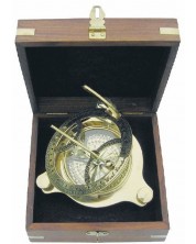 Kompas suvenir Sea Club - Sundial, u drvenoj kutiji
