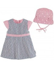 Komplet dječje haljine i ljetne kape s UV 30+ zaštitom Sterntaler - 62 cm, 4-5 mjeseci