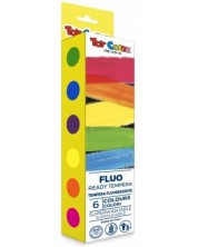 Set tempera boja Toy Color - 6 fluorescentnih boja -1