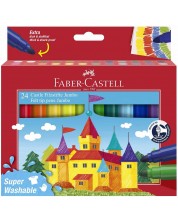 Set flomastera Faber-Castell Castle - Jumbo, 24 boje -1