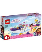 Konstruktor LEGO Gabby's Dollhouse - Gabby and the Mermaid Cat's Spa Ship (10786) -1