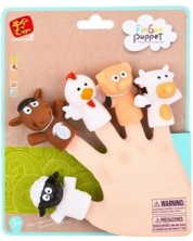 Set figurica za prste Raya Toys Gumene - životinje