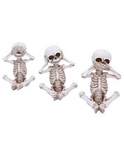 Set kipića Nemesis Now Adult: Humor - Three Wise Skellywags, 13 cm