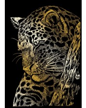 Komplet za graviranje Royal Gold - Leopard, 13 х 18 cm