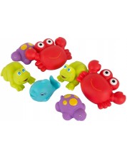 Set igračaka za kupanje Playgro - Morske životinje, za dječaka, 7 kom -1