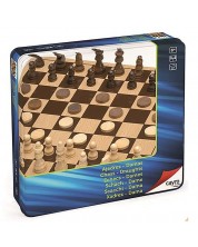 Set šaha i backgammona Cayro – 25.5 x 25.5 cm, u metalnoj kutiji -1