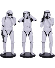 Set kipića Nemesis Now Star Wars: Original Stormtrooper - Three Wise Stormtroopers, 14 cm -1