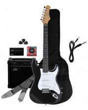 Komplet električne gitare s dodacima EKO - EG-11, crni