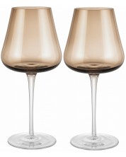 Set od 2 čaše za vino Blomus - Belo, 400 ml, smeđe -1