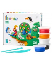 Set za modeliranje s glinom Hey Clay - Ptice -1