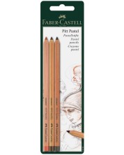 Set pastelnih olovki Faber-Castell Pitt Pastel - 3 boje