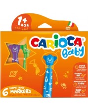 Set markera Carioca Baby - Teddy, 6 boja