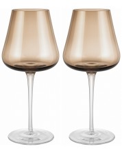 Set od 2 čaše za vino Blomus - Belo, 600 ml, smeđe -1