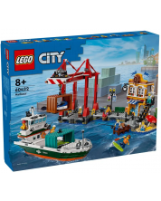 Konstrukcijski set LEGO City - Morska luka s teretnim brodom (60422) 