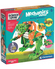 Konstruktor Clementoni Science & Play Mechanics Junior - Dinosauri, 130 dijelova -1