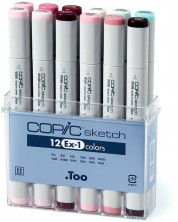 Set markera Too Copic Sketch - EX-1, 12 boja -1