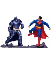 Komplet akcijskih figura McFarlane DC Comics: Multiverse - Superman vs Armored Batman (The Dark Knight Returns), 18 cm